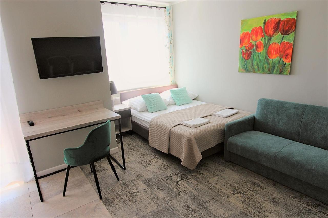 Villa Stawros Leba Bagian luar foto